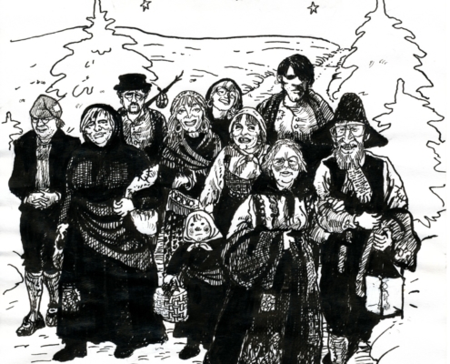 Tegning Harald Fantefølgje 1993